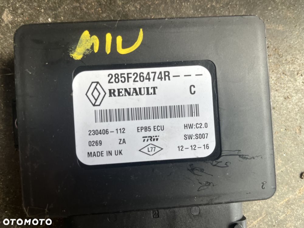 Moduł sterownik hamulca ręcznego Renault Mégane IV Scenic IV - 4