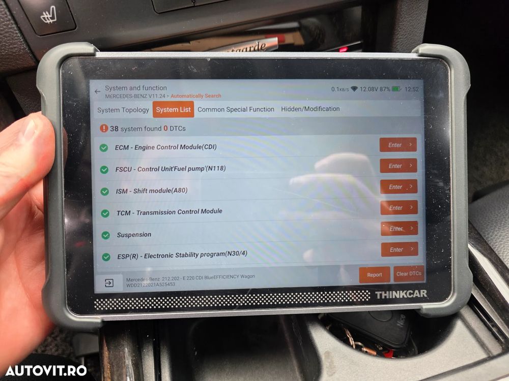 Mercedes-Benz E 220 CDI DPF BlueEFFICIENCY 7G-TRONIC Avantgarde - 23