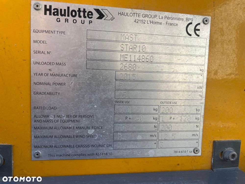 Haulotte Star 10 - 3