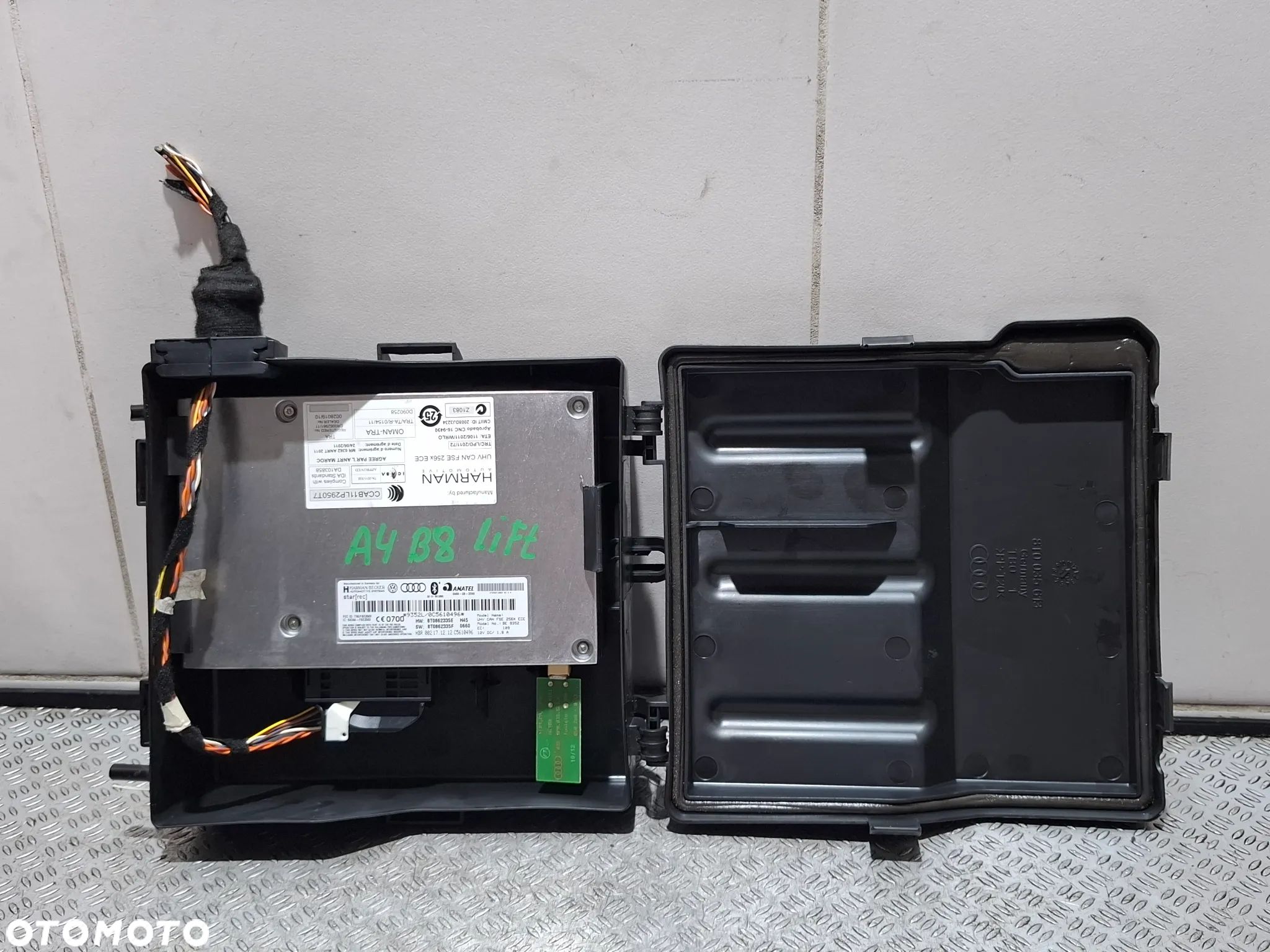 Moduł bluetooth obudowa komplet Harman Audi A4 B8 nr 8T0862335E i nr 8T0862335F - 1