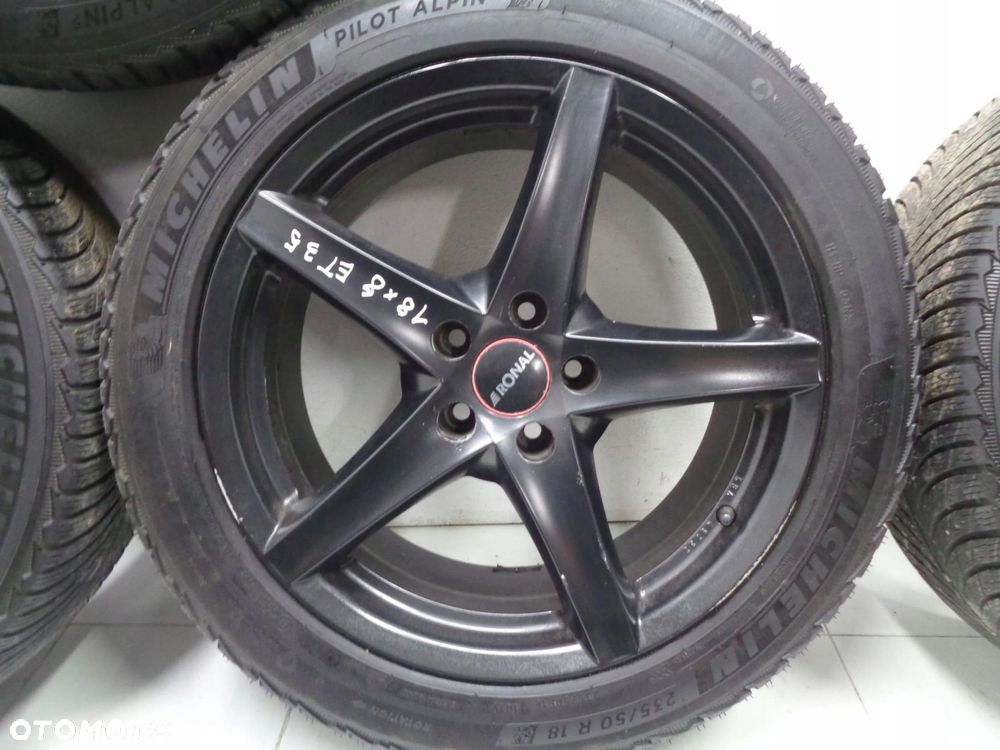 mercedes gla felgi koła aluminiowe opony r18 235 50 8j et 35 5x112 ronal - 7