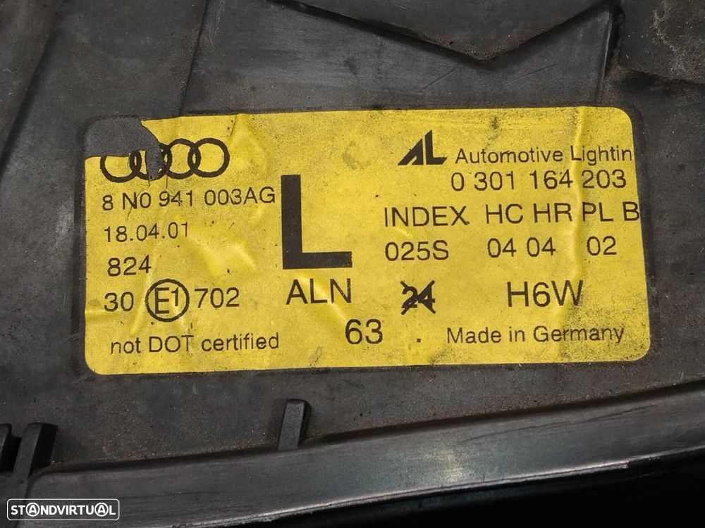 FAROL ESQUERDO AUDI TT 1998 - 3