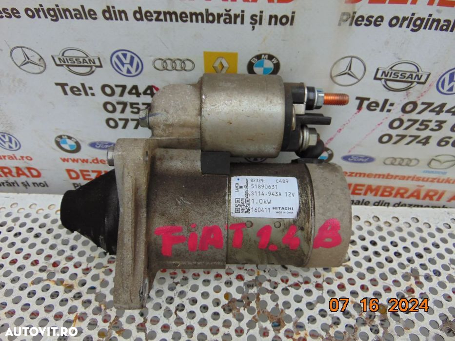 Electromotor Fiat Tipo 1.4 benzina 2016-prezent Panda fiat 500 Doblo B - 4