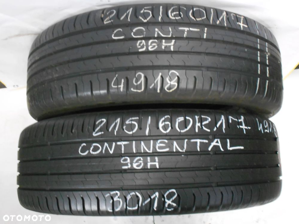 OPONY 215/60R17 CONTINENTAL CONTI ECO CONTACT 5 DOT 4918 8MM - 1