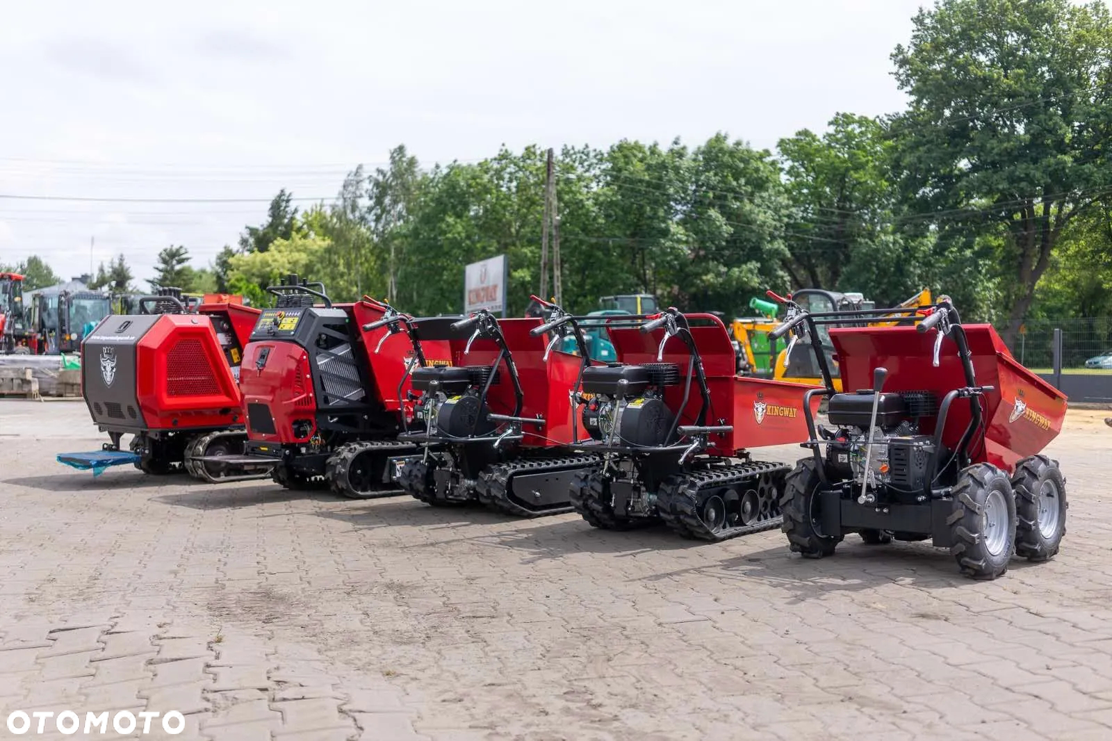 Kingway Taczka spalinowa W300 kołowa - 20