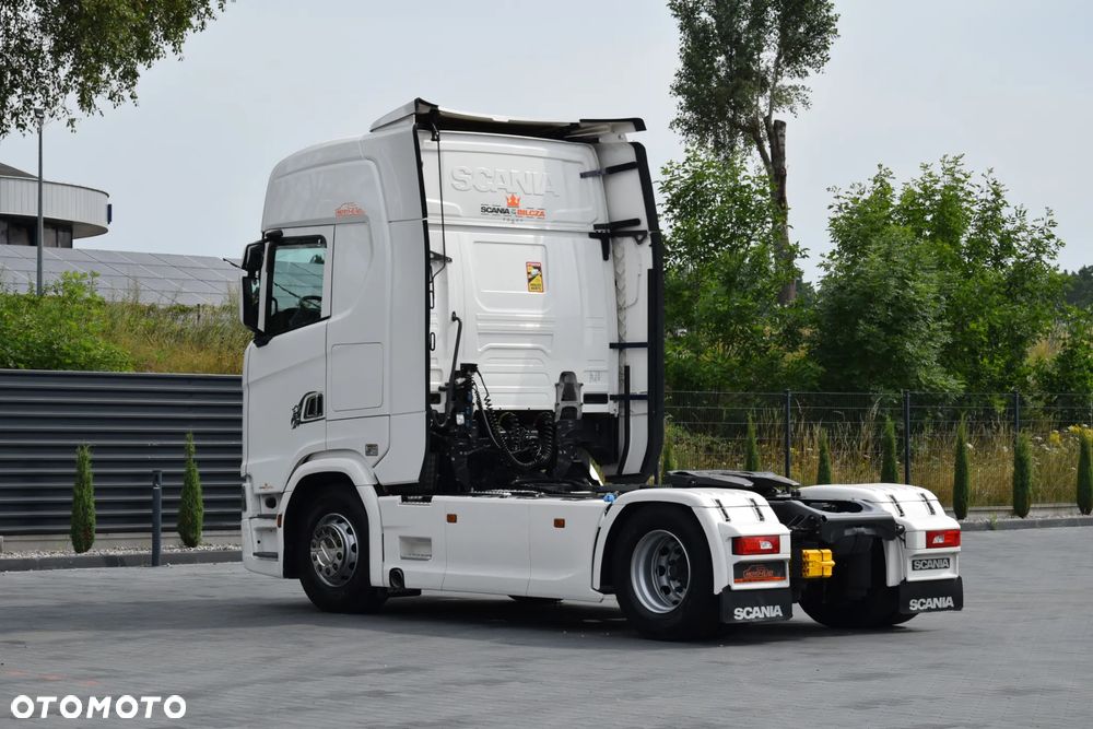 Scania 500S / FULL AIRMATIC / HYDRAULIKA / RETARDER / KLIMATYZACJA POSTOJOWA / ACC / KLIMA / 2 ZBIORNIKI PALIWA / FULL LEDY / FULL SPOILERY / SERWISOWANA / SPROWADZONA - 7