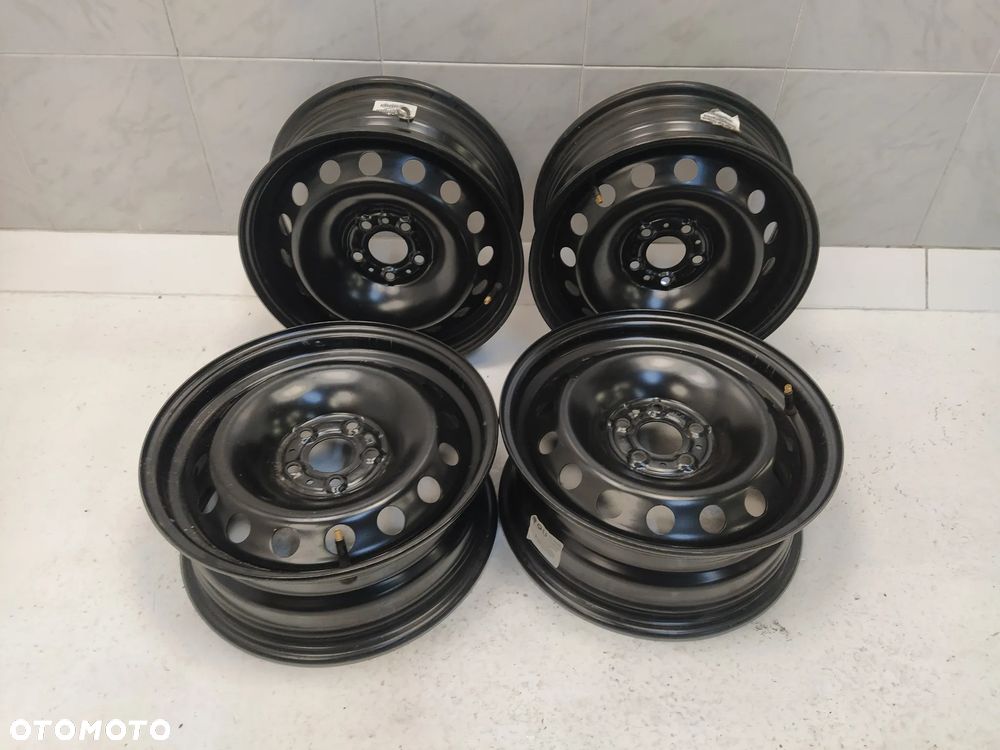 AUDI A3 SEAT IBIZA TOLEDO FABIA OCTAVIA RAPID VW POLO 6X15 FELGI STALOWE R15 5X100 ET 38 ORYGINAŁ NOWE - 2