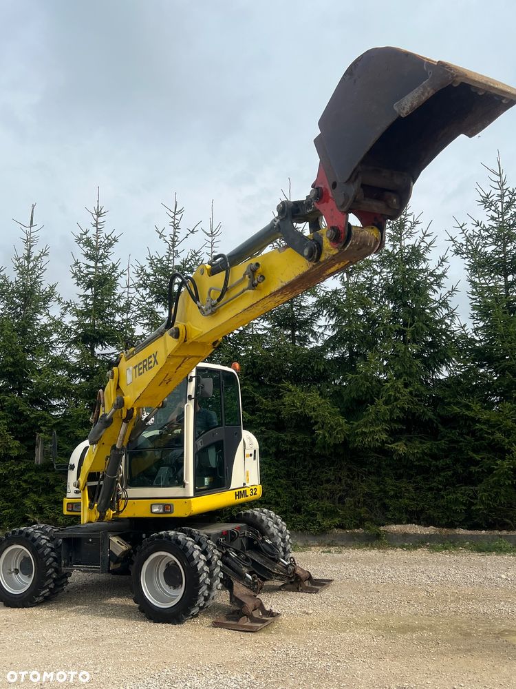 Terex TEREX HML 32 TW 85 3x ramię łamane SCHAEFF 9ton 2 łyżki DEUTZ Dodatkowa hydraulika ZWINNA SILNA koparka DZIELONE stopy Atlas Volvo 2005r 4300mth po serwisie - 4