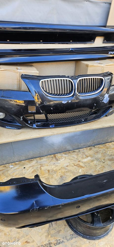 BMW E60 M PAKIET ZDERZAK PRZEDNI PRZÓD TYLNY TYŁ PROGI KOMPLET - 5