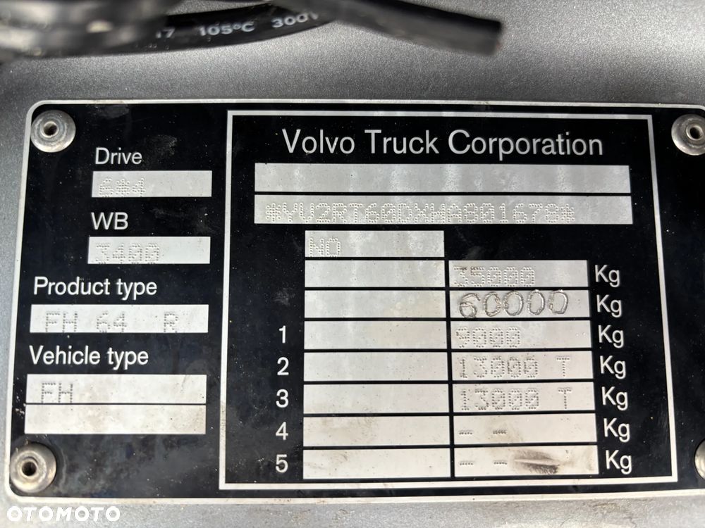 Volvo FH540 6x4 EURO6 + RETARDER + BOX HEATING + VIBRATOR - 30
