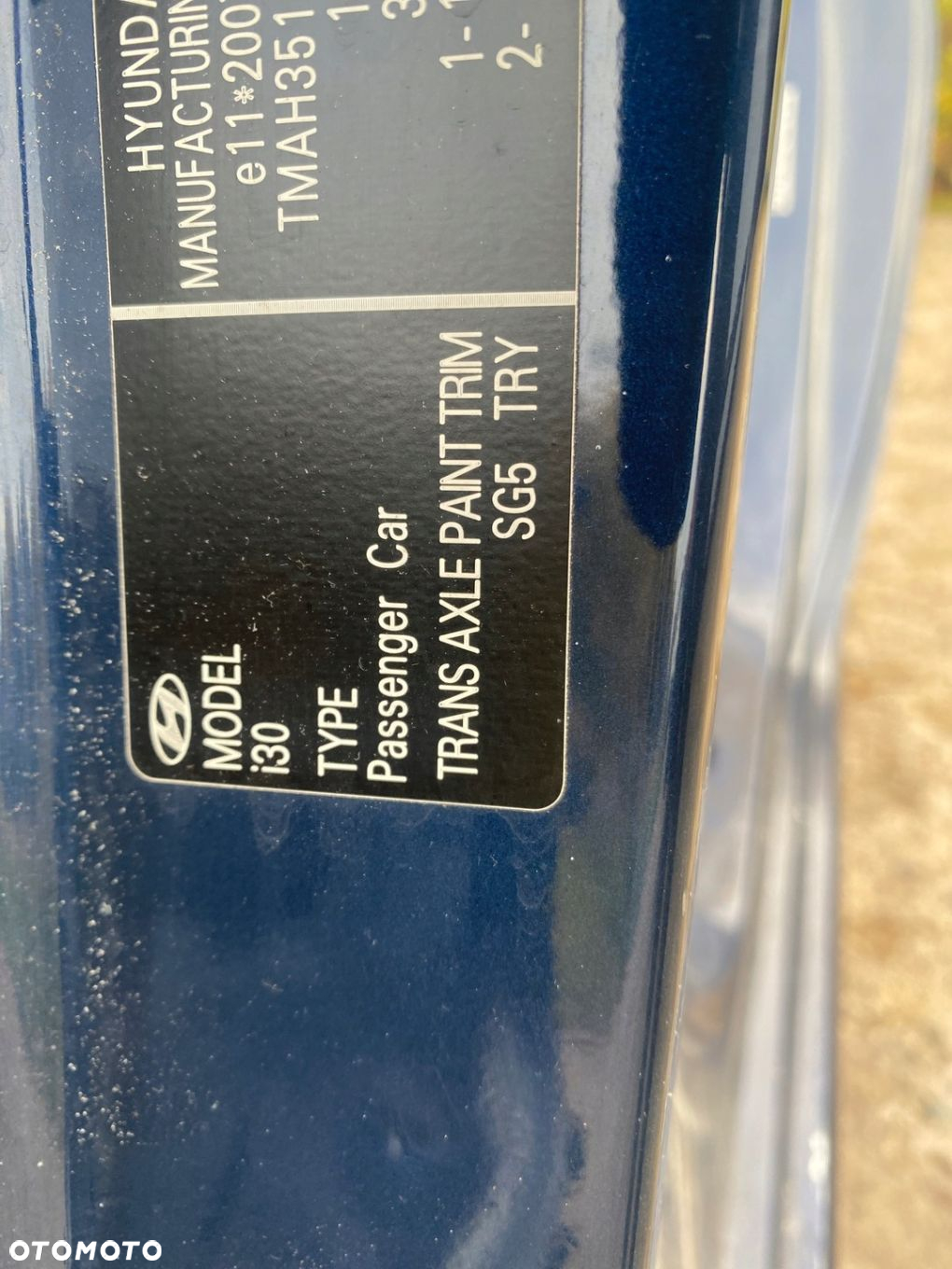 HYUNDAI I30 III HB DACH SŁUPEK SG5 17-24 - 3