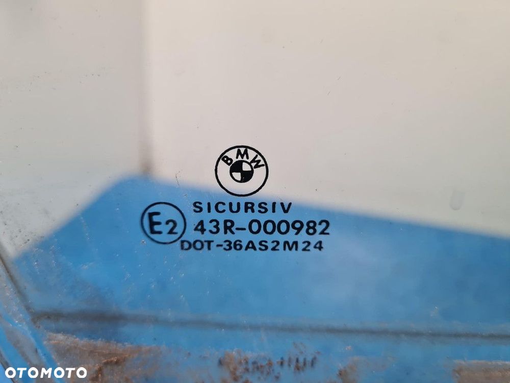 BMW 5 E39 SZYBA DRZWI PRZÓD PRAWA - 2