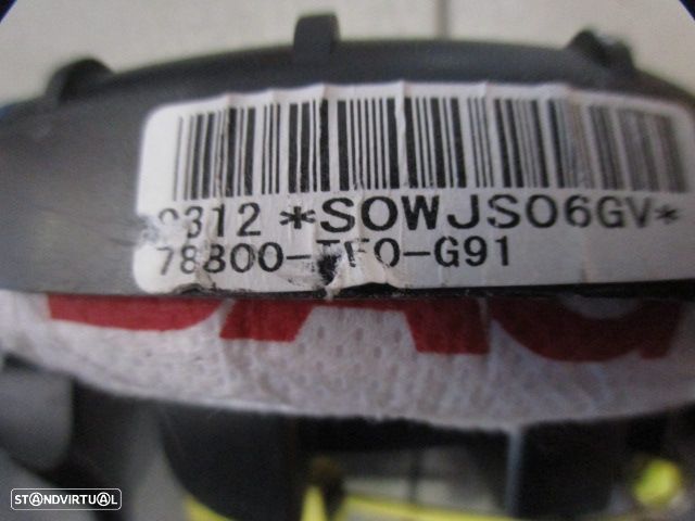 Airbag Cortina 78800TF0G91 HONDA JAZZ 2012 1.4I 16V 100CV 5P CINZA DRT - 3