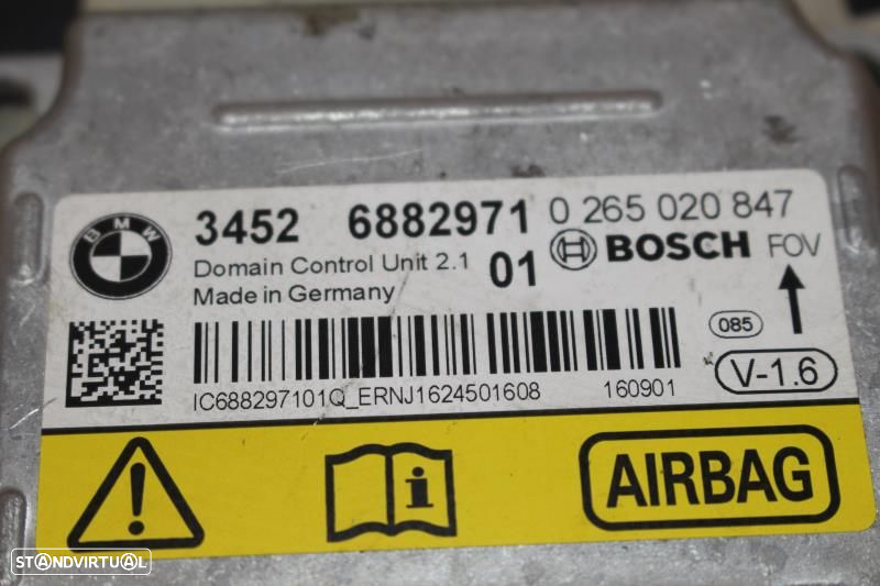 Centralina De Airbags Bmw 3 (F30, F80)  6882971 / 0265020847 / 6 882 9 - 2