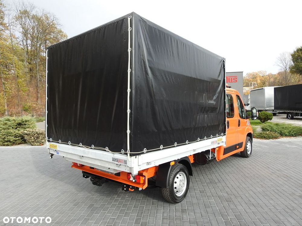 Peugeot BOXER SKRZYNIA PLANDEKA PODWÓJNA KABINA DOKA 7 MIEJSC KLIMATYZACJA PNEUMATYKA  140KM - 4