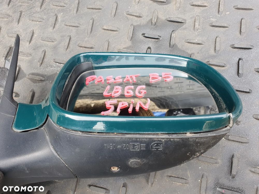 VW PASSAT B5 LUSTERKO PRAWE ELEKTRYCZNE 5PIN E1020514 LB6G - 3