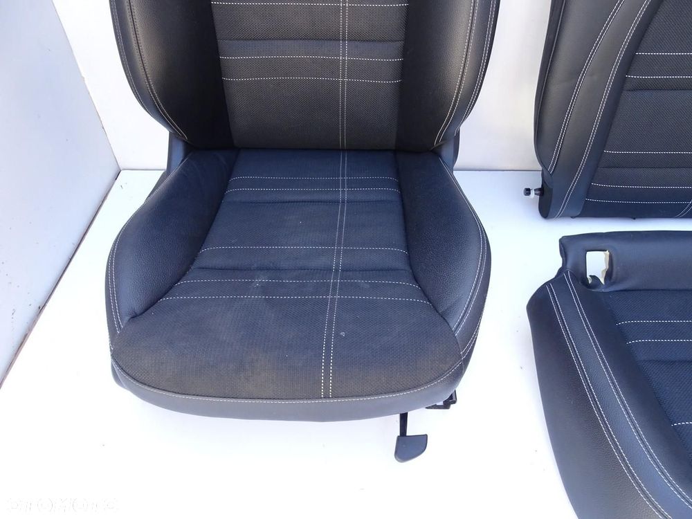 FOTELE FOTEL KANAPA KOMPLET SKÓRA PÓŁSKÓRA MERCEDES A KLASA W176 AMG - 6