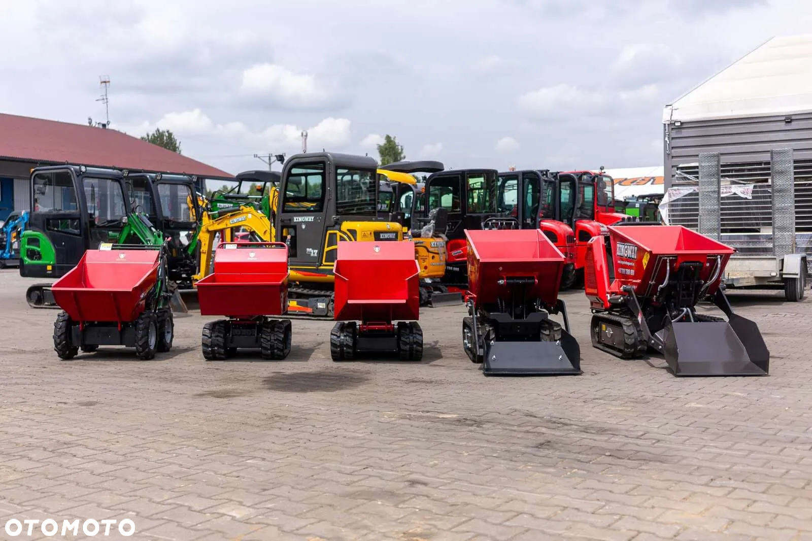 Kingway Taczka spalinowa W300 kołowa - 15