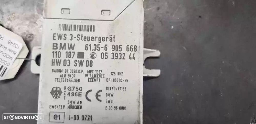 MODULO ELECTRONICO BMW 3 COUPÉ 2000 -05393244 - 1