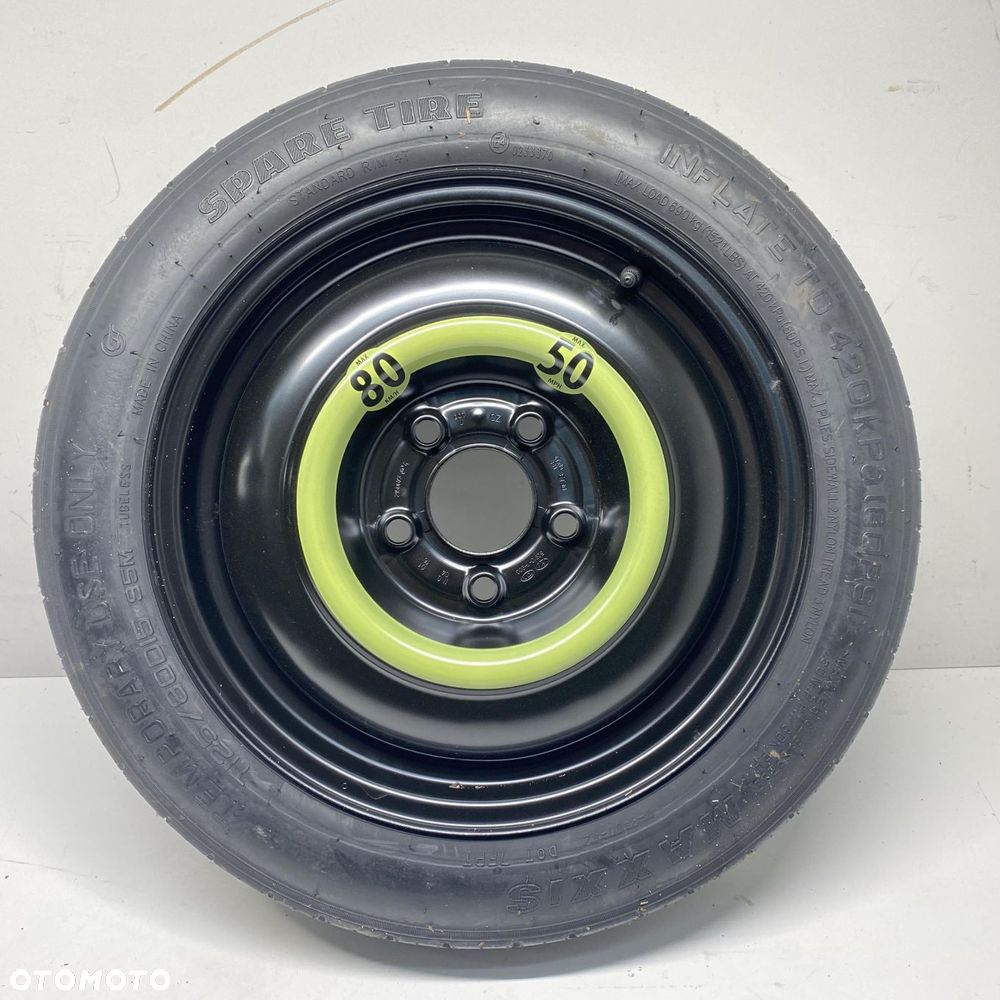 KOŁO DOJAZDOWE HYUNDAI IX20  I30 VENGA CEED T125/80D15 - 1