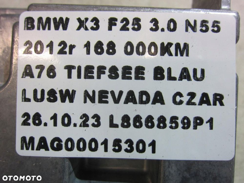 BMW X3 F25 F20 F30 F34 STEROWNIK MODUŁ KAMERY KAFAS 66519307421 9281747 - 7