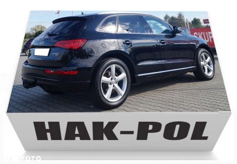 HAK HOLOWNICZY + MODUŁ + WIĄZKA + GNIAZDO 13P + ADAPTER 13PIN/7 DO SAMOCHODU AUDI Q5 1 8R B8 - 13