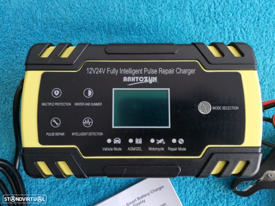 Carregador Estabilizador Baterias Inteligente 12v / 24v - 8A - 3