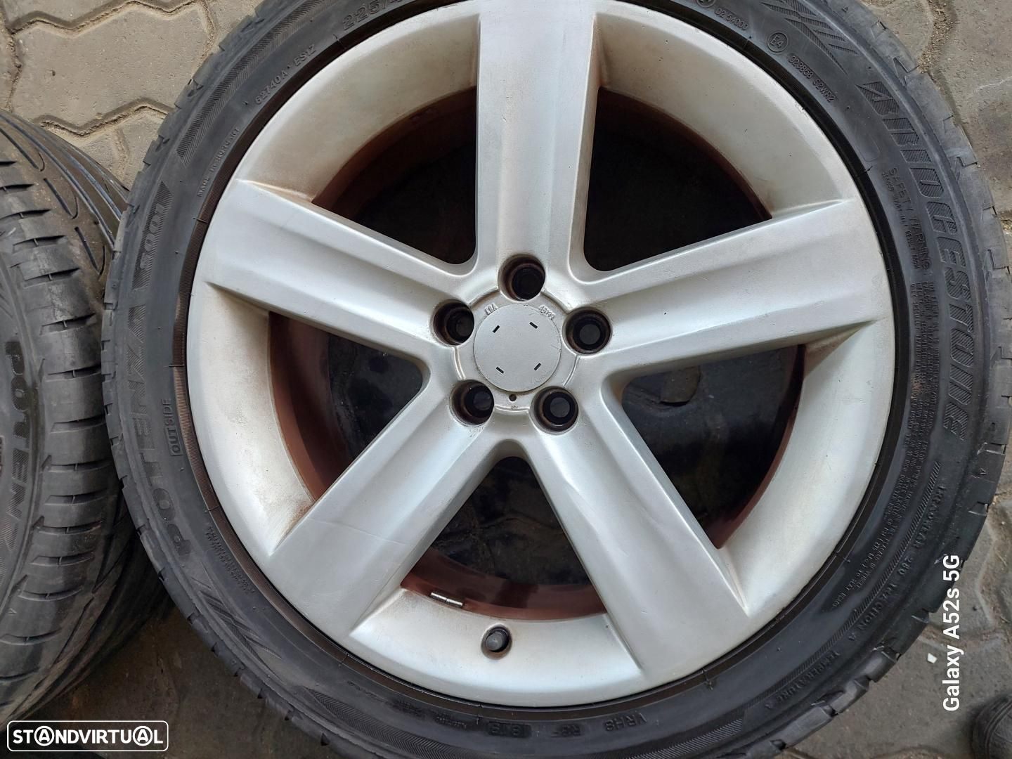 Jantes Audi R17 com pneus 225/45 furação 5x100 - 4