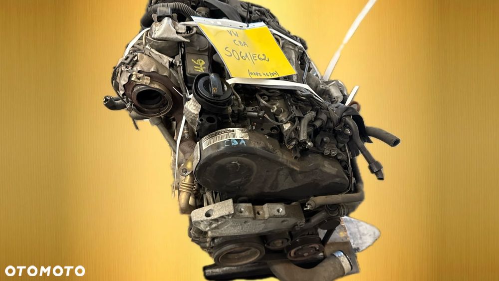Volkswagen CBA 2.0 diesel silnik kompletny z pełnym osprzętem gotowy do montażu VIDEO PRACY SILNIKA - WHATSAPP LUB LINK W OPISIE - 2