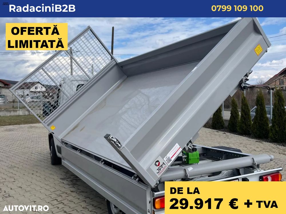 Citroën Jumper cu bena basculabila trilateral JPM omologata BA10 basculanta - 11