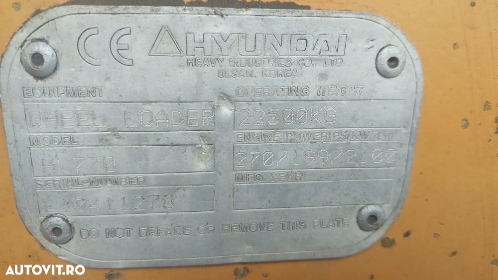Hyundai Hl770 - 8