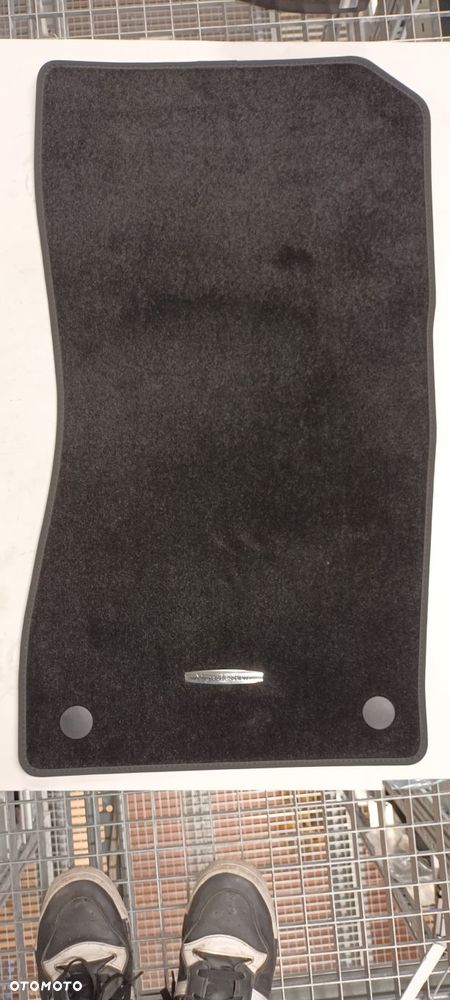 MERCEDES CLS C219 Dywaniki welurowe zestaw przod i tyl USZKODZONE - 5