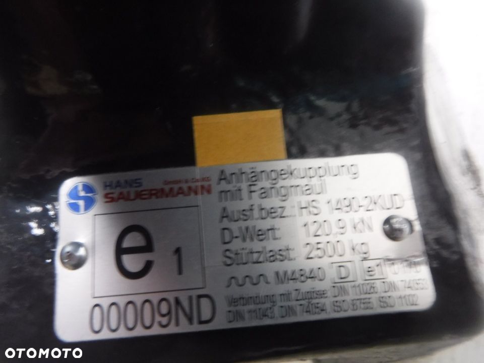 hs1490-2kud sauermann typ 390 zaczep nowy do traktora John Deere, Claas, Deutz Fahr, Kubota, Fendt, Valtra, New Holland, Same Deutz, Massey Fergusson, Case i innych - 3