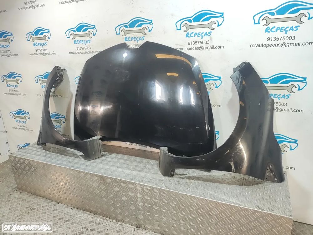 Frente Completa Renault Clio 4 IV - Fase 1 - Capot | Capo | Parachoque | Parachoques | Guarda Lamas | Lama | Radiador | Ventilador | Reforço | - 19