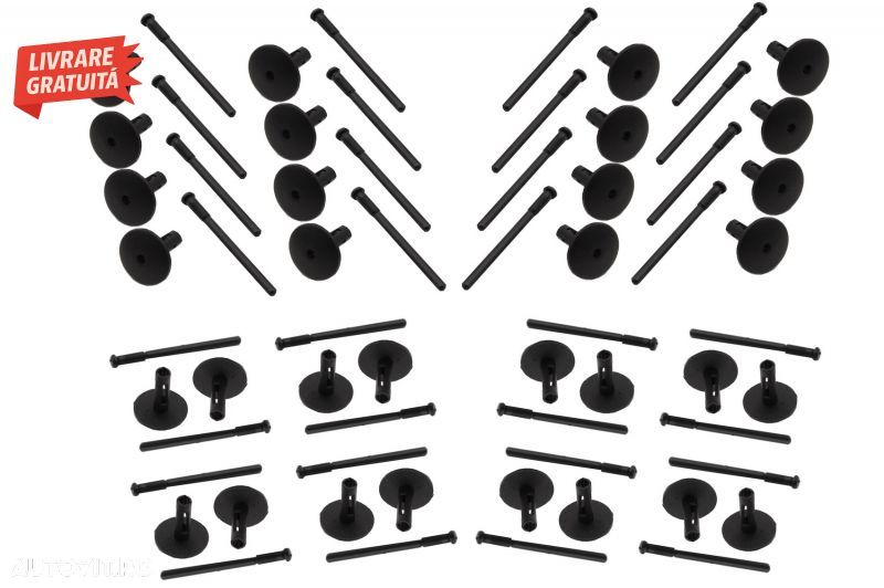 Prelungiri Aripi Extensii Aripi cu Set 32 Piese Clipsuri BMW X5 E70 (2007-2013) M-- livrare gratuita - 8