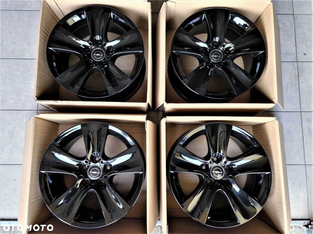 Alufelgi 17 5x120 Opel Insignia A Czarne Oryginalne ! 837# - 6