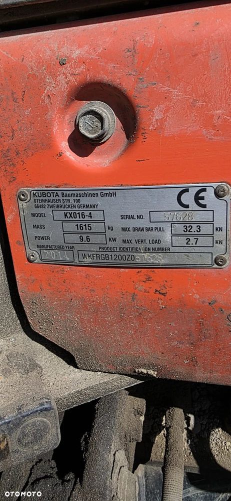 Kubota KX016-4 - 5