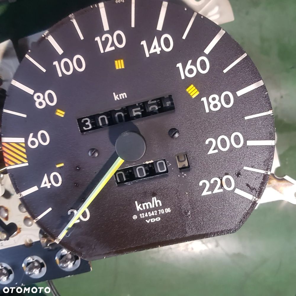 licznik obrotomierz zegary mercedes benz w124 124 oryginał benzyna  1245427469 diesel 1245427006 - 33