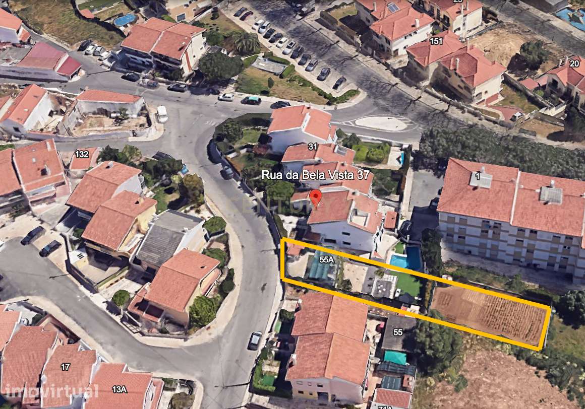 Terreno Urbano para construção de Moradia na linha de Cascais - Grande imagem: 2/4