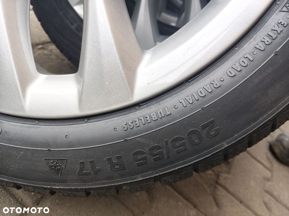 Nowe koła aluminiowe zimowe BMW 5x112 et54 205/55/17 Continental - 6