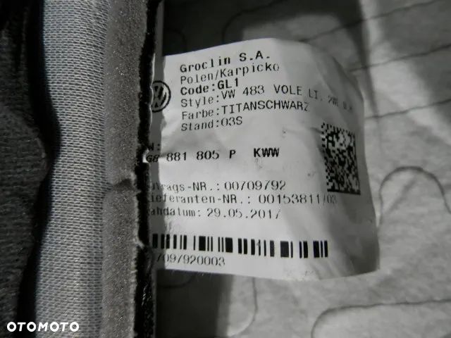 FOTEL FOTELE SIEDZISKO OPARCIE PRZEDNIE PRAWE SKÓRA ALCANTARA POSZYCIE TAPICERKA TITANSCHWARZ KWW VOLKSWAGEN ARTEON 3G8 ORYGINAŁ - 11