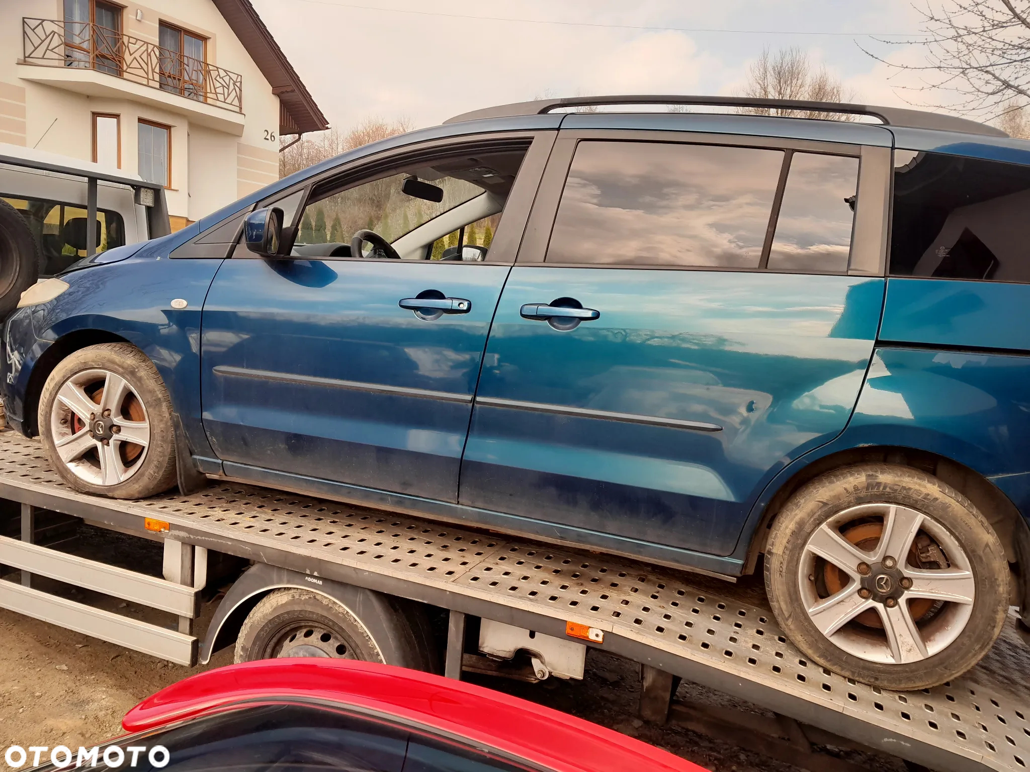 Mazda 5 05-10  hak  Drzwi 32C  przednie przód  prawe tył w kolor 32B szyba - 2