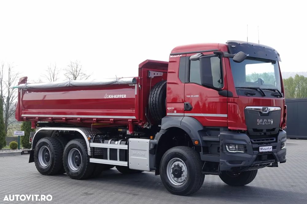 MAN TGS 33.480 / 6X6 / 3-SIDE TIPPER / BORDMATIC / KH KIPPER / AUTOMAT / HARDOX / FACTORY NEW / 2026 - 21