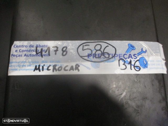 Tampo Cortina Da Mala Tamp586 MICROCAR LIRA 1996 505 ??? 2P VERMELHO - 3