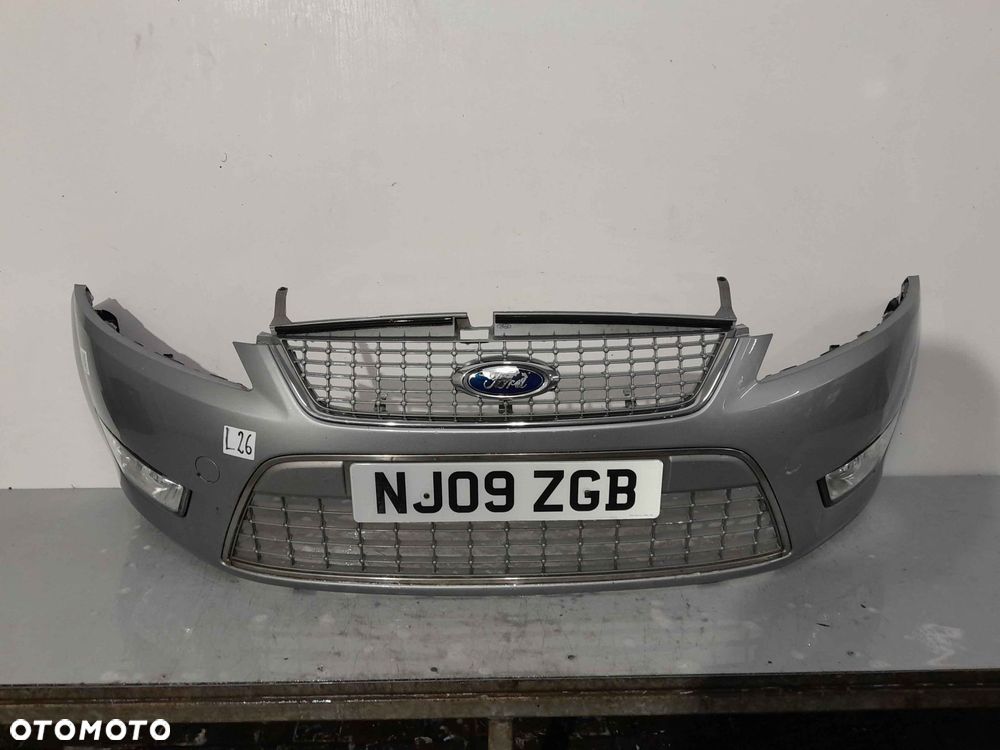 } ZDERZAK PRZÓD PRZEDNI FORD MONDEO MK4 IV 4 86 SZARY HALOGENY - 1