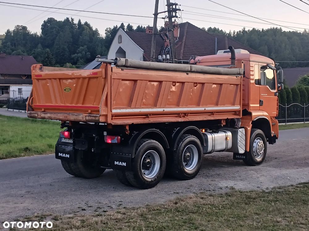 MAN TGA 26 460 KM BORDMATIC MEILLER KIPPER Stare tacho Perfekcyjny Zaczep - 6