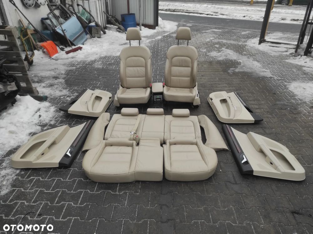 SKODA SUPERB 2 KOMBI FOTELE FOTEL TAPICERKA SIEDZENIA KOMPLET PODGRZEWANE PRZÓD KANAPA BOCZKI SKÓRA SKÓRZANE PAMIĘĆ ELEKTYRCZNE BOCZKI BOCZEK PODŁOKIETNIK SOUND SYSTEM WYSYŁKA !!!! - 1
