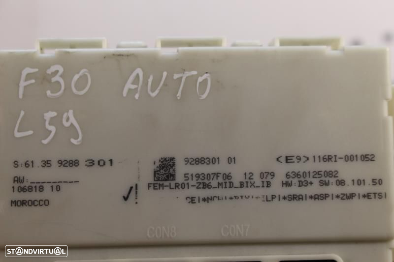 Módulo Eletrónico Bmw 3 (F30, F80)  9288301 / 106818 10 / 10681810 / 5 - 5