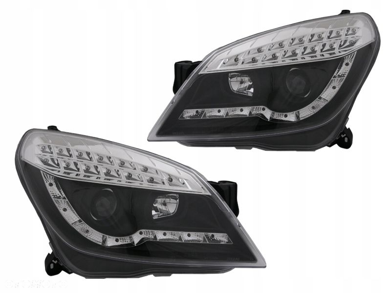 Reflektor Lampy kpl Day line light LED Tuning Opel Astra III 3 H 2003-2012 - 2