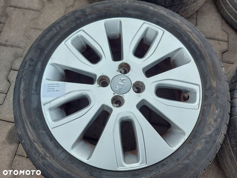 KIA RIO 3 III FELGI ALUMINIOWE ALUFELGI 16 CALI 4x100 ET43 529101W300 - 4